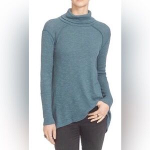We The Free Cowl neck slit back sweater